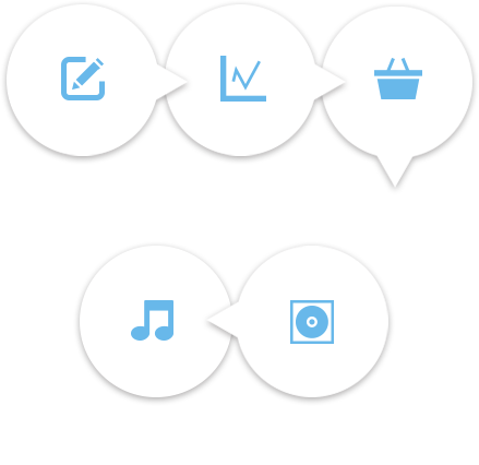 회원가입,음악컨설팅받기,상품구매,플레이어설치실행,방송시작